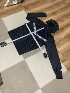Nike フード付きジャージ系M ブラック　NIKE タグ無し新品未使用品