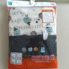 新品未使用 キッズ肌着　アンダーシャツ 長袖シャツ　110cm 2枚組