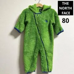 【美品】ノースフェイス カバーオール ボアロンパース モコモコ アウター 80㌢