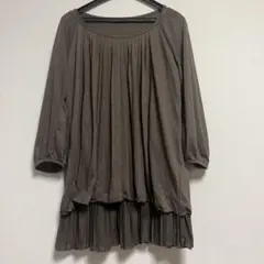 7-IDconcept. チュニック カットソー セットアップ ブラウン
