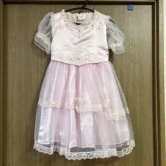 ピンクのフリルドレス(120cm)❗️