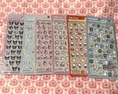 サンリオ　ミニ　ボンボンドロップシール　はぴだんぶい　ディズニー　第二弾　まとめ