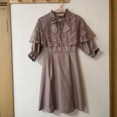 しまむら　レディース　ブラウスワンピース　ピンク　Ｌサイズ