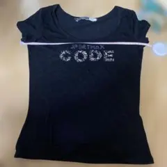 SPORTMAX CODE ビジュー装飾 半袖Tシャツ ブラックのサムネイル