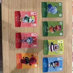 どうぶつの森　amiibo キャラクターカード　スピカ他