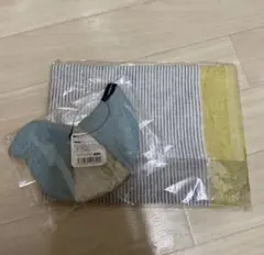 リーノエリーナ キッチンクロス(イエロー１枚) & ミトン (とり)のSet