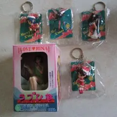 ラブひな 温泉フィギュア ＋ メリークリスマスキーホルダー まとめ売りのサムネイル