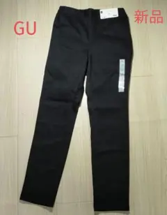新品タグ付き　GU ジーユー　クロップドレギンスパンツ　M ブラック