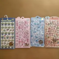 【新品未開封】ボンボンドロップシール・うるちゅるポップシール　４枚セット