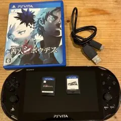 PS Vita (PCH-2000) ブラック PS 本体＋人気ソフト2本