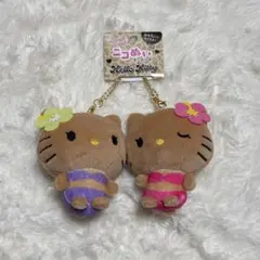 ⭐️新品　日焼け　ハローキティ bigぬいぐるみ 5点セット 新品】ハローキティぬいぐるみセット 日焼けギャル・xoxoギャル