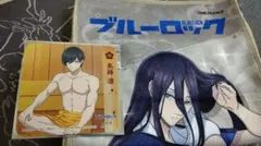 極楽湯 ブルーロック  コースター タオル  蟻生十兵衛　糸師 凛