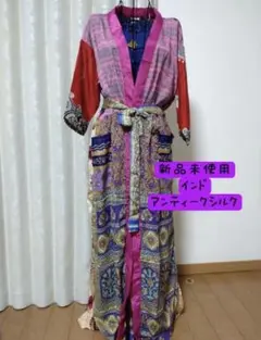 パッチワーク ロングワンピース