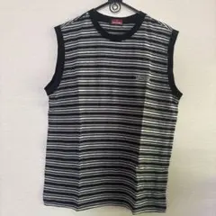 SPALDING ストライプ ノースリーブ Tシャツ Mのサムネイル