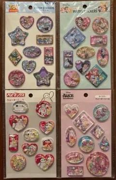 ディズニーウォーターシールセット