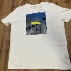 PUMA　プーマ　フォト　Tシャツ　白　ホワイト