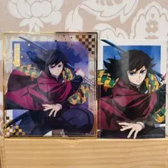 鬼滅の刃 アニプレックスオンラインくじ 冨岡義勇 クリア色紙＆ランダムブロマイド