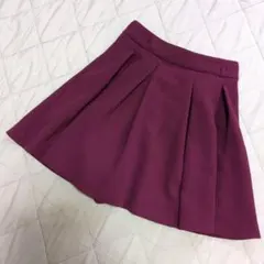 【INGNI】ミニ　フレア　スカパン ミニスカート　ワインレッド　Mサイズ