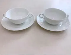リチャードジノリ スープカップ ペア セット 白 ベッキオホワイト