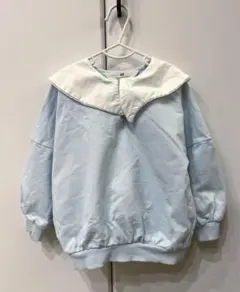 H&M 水色 裏毛スウェット 90