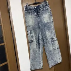 カーゴデニムパンツ