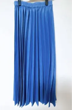 デニムプリーツスカート