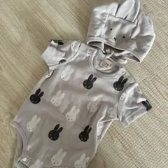 ミッフィー　ロンパース　帽子　セット
