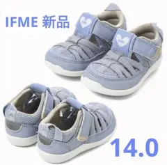 IFME 水陸両用 ウォーターシューズ サンダル ブルー 14.0 新品