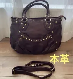 ancheri 本革　トートバッグ　ショルダーバック　ダコタ ZARA 革バック