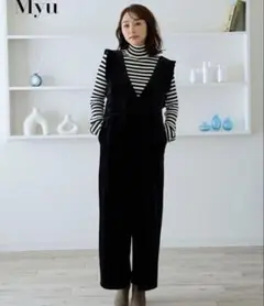 Myu フリルベロアサロペットのサムネイル