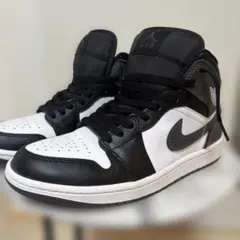 AIR JORDAN 1 MID 25㎝　ブラック/グレー/ホワイト