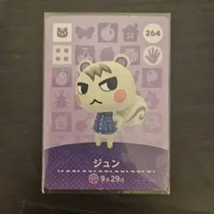 どうぶつの森 ジュン amiiboカード