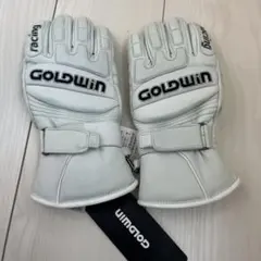 新品未使用　ゴールドウィン　牛革　スキーグローブ ホワイト　XS