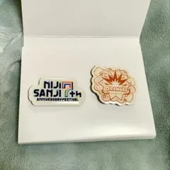 にじさんじ 入場特典 ピンバッジ オレンジ