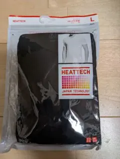 新品未使用　ユニクロ　HEATTECH ブラック Tシャツ Lサイズ