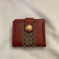 コーチ　シグネチャー財布二つ折り　ヴィンテージ