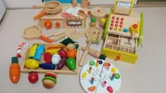 木製料理おもちゃセット