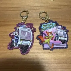ズートピア　シークレットキーチェーン　アクリルキーホルダー