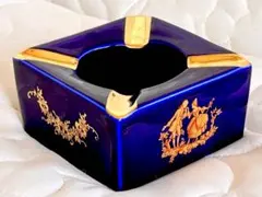 (未使用) リモージュLIMOGES Porcelalne 箱型灰皿