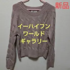 ニット　ピンク　イーハイフンワールドギャラリーのサムネイル