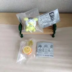 ポムポムプリン　ガチャ　パフォーム型キラキラキーチェーン　シナモロールごっこ