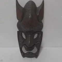 アフリカ民芸品 お面 - メルカリ