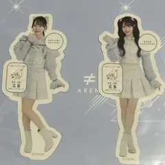 鈴木瞳美 谷崎早耶 ≠ME 広島 限定 シール ステッカー ひぃさや