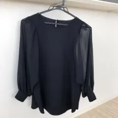 アナイ　ブラウス　ネイビー