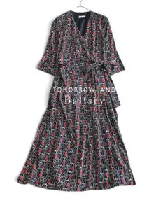 BEAMS BOY別注】トレピエ ブロックプリントロングワンピース インド綿