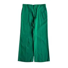 70s〜80s USA製 HAGGAR ハガー ワイドスラックス グリーン 緑のサムネイル