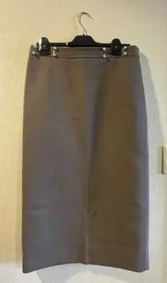 ZARA グレー スリット入り タイトスカート