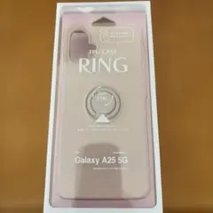 Galaxy A25 5G ラスタバナナ TPUケース リング付き