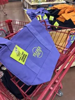 【即納】☆†Trader Joe’s ハロウィン限定　パープル ミニトートバッグ