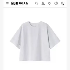 ブラウス シャツ 婦人　乾きやすい　ブロード五分袖ブラウス レディース　無印良品